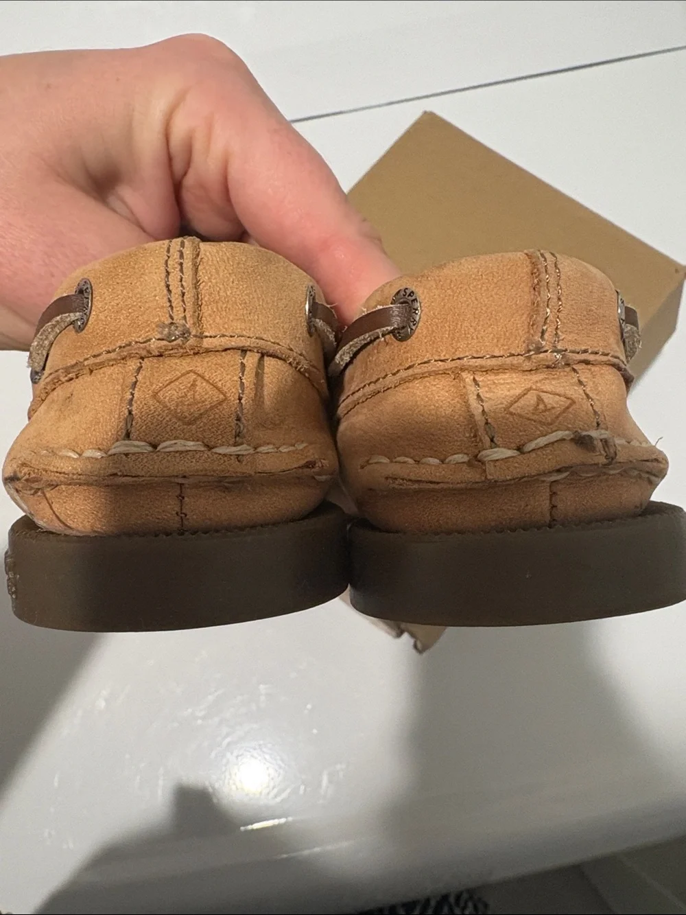 Sperry Men’s Chestnut Leather Boat Shoes